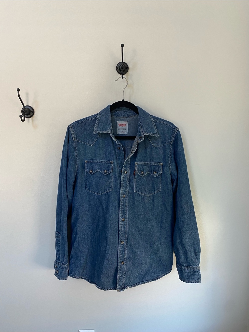 Levi's Blue Denim Western Shirt Jacket